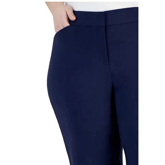 Jm‎ Collection Blue Curvy-Fit Straight-Leg Intrepid Plus Size 24WP Petite NWT - Picture 4 of 7